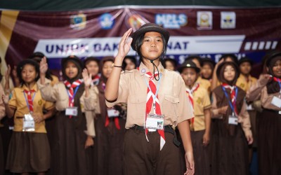 Semangat Kebersamaan dalam Acara MOGD SMPN 6 Tulungagung